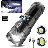 economico torce elettriche-Torcia laser bianca da 40 W per esterni super luminosa m60 lep torcia USB ricaricabile zoom illuminazione da campeggio extra lunga