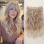 levne Clip in Extensions-Vlnitá Bouncy Curl Umělé vlasy 22&quot; Prodlužování vlasů Na připnutí vlasec vlasec 1 balení Hladký Vše