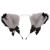 preiswerte Haarstyling-Zubehör-Katzenohren (gedämpftes Brot in Form von Katzenohren), Glöckchen-Haarband, Haar-Accessoires, japanisches Katzen-Kopfband, Halloween-Party, sexy Haarband