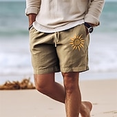 Férfi Nap Rövidnadrágok Nyári rövidnadrág Strand rövidnadrág Közepes csípő Hawaii Alkalmi Szabadtéri Szabadság Alkalmi Zsinór Rugalmas derék Nyomtatott Tervező Ruházat olcso Ünnep-Férfi Nap Rövidnadrágok Nyári rövidnadrág Strand rövidnadrág Közepes csípő Hawaii Alkalmi Szabadtéri Szabadság Alkalmi Zsinór Rugalmas derék Nyomtatott Tervező Ruházat