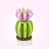 ieftine Jucării de Construit-cadouri de ziua femeii floare suculentă de bloc ds1013-ds1017 serie de plante în ghiveci jucării creative diy puzzle ornamente florale decorative cadouri de ziua mamei pentru mama
