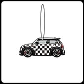 halpa Riipukset ja koristeet-2kpl mini cooper yleisauto aromaterapia riipus tuoksuva tabletti tarrat erikoisilmanraikastin auton sisustustarvikkeet