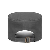 cheap Men&#039;s Hats-Unisex Flat Cap Baseball Cap Military Cap Cadet Hat Black Dark Navy Polyester Warm Vintage Casual Minimalism Outdoor Vacation Plain Adjustable Sunscreen Fashion