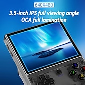お買い得  ゲーム機器-anbernic rg35xx プラスレトロハンドヘルドゲームコンソール linux システム 3.5 インチ ips スクリーンポータブルポケットビデオプレーヤー
