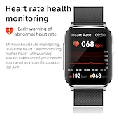economico Smartwatch-Orologio Smart EP03 per Uomini 24h PTT ECG Frequenza Cardiaca Pressione Sanguigna Temperatura Bracciale Monitoraggio Non Invasivo della Glicemia Smartwatch