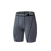 baratos shorts ativos masculinos-Homens Calção Esportes Para Noite Final de semana Corrida Casual Tecido Comprimento do joelho Ginástica Roupas Esportivas Preto Branco Micro-Elástica