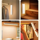 cheap Star Galaxy Projector Lights-Wireless LED Night Light Type C Rechargeable Light Cabinet Wardrobe Lamp Staircase Backlight For Kitchen LED