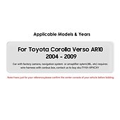 cheap Car Multimedia Players-Android 12 Car Radio for Toyota Corolla Verso AR10 2004-2009 Multimedia Player Navigation GPS Carplay Stereo DVD 4G
