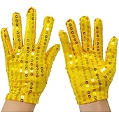 levne Příslušenství a další-Večerní rukavice Rukavice Retro 80. léta Polyester Pro Disko Kostýmová hra Karneval Pánské Dámské Kostýmní šperky Módní šperky