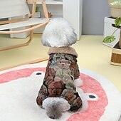 economico Cappotti-Cane Gatto Cappotto Giacca Moda Carino Inverno Caldo Morbido Lavabile Confortevole All&#039;aperto Sportivo Abbigliamento per Cani for Bichon Frisé Barboncino Volpino di Pomerania Cucciolo Papillon
