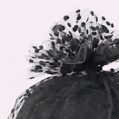 economico Cappelli per feste-cappelli cappello da sole in fibra cappello da velo casual vacanza semplice retrò con copricapo in tulle a pois