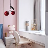 cheap Island Lights-Pendant Lamp Postmodern Double-headed Creative Cherry Design Chandelier, Personalized Glass + Metal Pendant Lights for Children&#039;s Room, Bedroom, Living Room, Dining Room, Hotel Club Restaurant