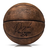 abordables Diversión y deportes al aire libre-Balón de baloncesto de microfibra de gamuza psyche tamaño 7, tacto de cuero suave para adolescentes y adultos, balón de entrenamiento con capacidad láser