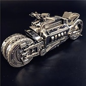 baratos Acessórios para festa-Nanyuan gangda 3d quebra-cabeça de metal vingança motocicleta elétrica carro esportivo adulto artesanal brinquedo de alívio do estresse presente
