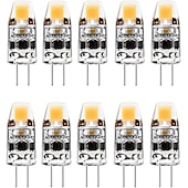 economico Luci LED bi-pin-10 pz dimmerabile g4 ha condotto la lampada lampada di cristallo di zaffiro 2 w 3 w ac/dc12-24 v led cob lampadario led sorgente di luce lampadina in silicone illuminazione domestica