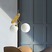cheap Island Lights-Pendant Lamp Postmodern Double-headed Creative Cherry Design Chandelier, Personalized Glass + Metal Pendant Lights for Children&#039;s Room, Bedroom, Living Room, Dining Room, Hotel Club Restaurant