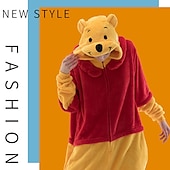 cheap Couples&#039; &amp; Group Costumes-Kid&#039;s Adults&#039; Cartoon Group Costume Nightwear Onesie Pajamas Carnival Costume Animal Onesie Pajamas Kigurumi Pajamas Funny Costume For Men and Women Boys and Girls Carnival Cartoon