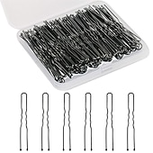 cheap Hair Styling Accessories-U Shaped Hair Pins, 200PCS 2.4inch Bun Hair Pins for Women Kids Girls Hairdressing Salon with Storage Box, for All Hair Types - Brown