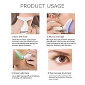 cheap Body Massager-EMS Thermal Neck Lifting And Tighten Massager Electric Microcurrent Smooth Wrinkle Tool LED Photon Face Beauty Device Perfect Birthday Gift For Mother Girls Women