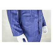 baratos Vestidos-Retro Vintage Loucos anos 20 Anos 20 Roupa Ternos / Conjuntos e Blazeres Cavalheiro Mafioso Homens Carnaval Ano Novo Traje de festa para noite Mascarilha Festa de Solteira Adulto Casaco Colete Camisa