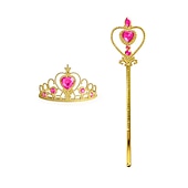abordables Accesorios usables-Combinación de joyas biqi de princesa melocotón rosa, accesorios de princesa melocotón súper melocotón para niños