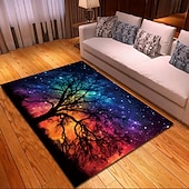 abordables Tapis Blacklight-Tapis à lumière noire, réactif aux UV, brille dans le noir, tapis de cuisine, antidérapant, résistant à l&#039;huile, univers trippy, tapis de sol, tapis de salon, intérieur et extérieur, décoration de