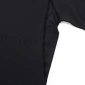 お買い得  ベーシックTシャツ-男性用 Tシャツ ジムシャツ コンプレッション・シャツ フィットネスシャツ メンズトップス クルーネック 半袖 バケーション スポーツ お出かけ カジュアル／普段着 速乾性 吸汗性 高通気性 ソフト 平織り ブラック ホワイト アクティブウェア ファッション スポーツ