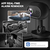 abordables Caméras IP d&#039;intérieur-A4 mini ip wifi caméra sans fil maison bébé moniteur 1080p hd version nocturne micro enregistreur vocal surveillance caméra de sécurité