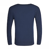 abordables Pull col rond-Homme Pull Pull en maille torsadée A côtes Tricoter Tricoté Plein Col V Garder au chaud Décontractées Usage quotidien Vacances Vêtement Tenue Automne hiver caramel Noir M L XL