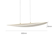 economico Lampade da soffitto con dimmer-Lampada a sospensione per isola cucina, lampada a sospensione in acrilico ultrasottile, lampada a sospensione in metallo dorato, moderne lampade a sospensione a LED da 40 W, semplice lampadario lungo