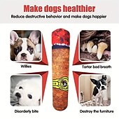 cheap Dog Toys-1pc Plush Cigar Squeaky Dog Toys Funny Cute Dog Gifts