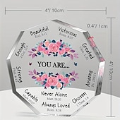 tanie Gifts-prezenty dla kobiet (4*4 cale), prezenty urodzinowe inspiracje prezenty religijne prezenty duchowe prezenty katolickie dla kobiet jej mama przyjaciółki współpracownica siostra (akryl)
