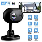 abordables Caméras IP d&#039;intérieur-A4 mini ip wifi caméra sans fil maison bébé moniteur 1080p hd version nocturne micro enregistreur vocal surveillance caméra de sécurité