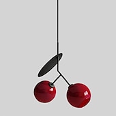 cheap Island Lights-Pendant Lamp Postmodern Double-headed Creative Cherry Design Chandelier, Personalized Glass + Metal Pendant Lights for Children&#039;s Room, Bedroom, Living Room, Dining Room, Hotel Club Restaurant