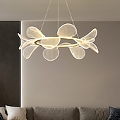 ieftine Lumini insulare-candelabru de tavan, candelabru cu led modern, candelabru pentru sufragerie, candelabru modern, simplu, atmosferă de lumină, gospodărie, fluture, lampa de sufragerie, rețea de lămpi cu pandantiv,