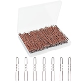 cheap Hair Styling Accessories-U Shaped Hair Pins, 200PCS 2.4inch Bun Hair Pins for Women Kids Girls Hairdressing Salon with Storage Box, for All Hair Types - Brown