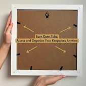 economico Statue-scatola archivio avventure, scatola delle ombre da viaggio con fessura, scatole dei ricordi per ricordi, cornice della scatola delle ombre, porta biglietti con mappa del mondo e design dell&#039;aereo, biglietto per il concerto del cinema fotografico