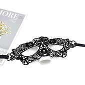abordables accessoires de photomaton-Masque de fête en dentelle pour adultes, 10 pièces, demi-visage, boule masquée, accessoires d&#039;halloween pour femmes, masque pour les yeux amusant noir