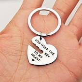 cheap Valentine&#039;s Day for Lover-You Hold The Key to Couple Stainless Steel Keychain Valentine&#039;s Day