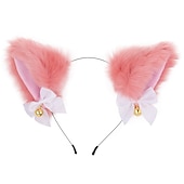 preiswerte Haarstyling-Zubehör-Katzenohren (gedämpftes Brot in Form von Katzenohren), Glöckchen-Haarband, Haar-Accessoires, japanisches Katzen-Kopfband, Halloween-Party, sexy Haarband