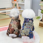 economico Cappotti-Cane Gatto Cappotto Giacca Moda Carino Inverno Caldo Morbido Lavabile Confortevole All&#039;aperto Sportivo Abbigliamento per Cani for Bichon Frisé Barboncino Volpino di Pomerania Cucciolo Papillon