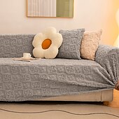 cheap Sofa Cover-Elastic Jacquard Fabric Sofa Cover Stretch Couch Cover Sectional L Shape Sofa Slipcover Corner Case for Living Room 1/2/3/4 Seat