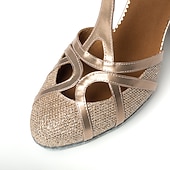 economico Calzature-Retrò Vintage Anni Ruggenti Anni 1920 Scarpe Tacchi con cinturino a T Ragazza Flapper Charleston Invitato al matrimonio Costume Per donna Carnevale Capodanno San Valentino Abbigliamento da sera