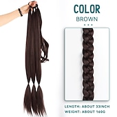 economico Code-A cordoncino Code Soffice / Naturale / Facile da indossare Capelli sintetici Pezzo di capelli Estensione capelli Liscio 81 cm Da sera / Festa / Serata / Da tutti i giorni