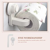 economico Gadget bagno-Porta carta igienica senza punch, ventosa autoadesiva, portaoggetti da cucina, bagno, impermeabile, a prova di umidità, accessori, scaffale, porta carta igienica da parete