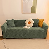 cheap Sofa Cover-Elastic Jacquard Fabric Sofa Cover Stretch Couch Cover Sectional L Shape Sofa Slipcover Corner Case for Living Room 1/2/3/4 Seat