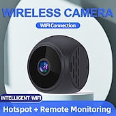 economico Videocamere di sorveglianza domestica per interni-2023 nuova mini telecamera wk12 wifi visione notturna piccole telecamere segrete videocamera di sicurezza wireless HD attivata dal movimento