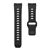 olcso Samsung óraszíjak-Óraszíj mert Samsung Galaxy Watch 7/6/5/4 40/44mm, Galaxy Watch 5 Pro 45mm, Galaxy Watch 4/6 Classic 42/46/43/47mm, Watch 3, Active 2, Gear S2 Szilikon Csere Szíj Vízálló Állítható Légáteresztő