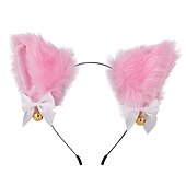 preiswerte Haarstyling-Zubehör-Katzenohren (gedämpftes Brot in Form von Katzenohren), Glöckchen-Haarband, Haar-Accessoires, japanisches Katzen-Kopfband, Halloween-Party, sexy Haarband