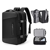 abordables Sacs à Dos de Plein Air-Sac à dos de voyage extensible avec port de chargement USB – sac à main de grande capacité pour hommes et femmes, voyages d&#039;affaires, d&#039;université ou de week-end